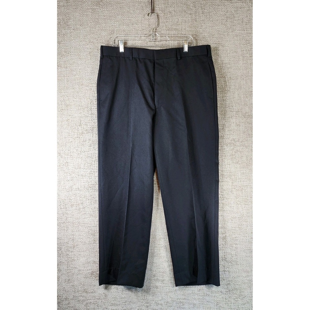 US Navy Premier Dress Trousers by Brooks Brothers Mens 37x28 Black Wool NWT